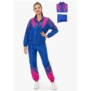 80's retro workout tracksuit  size xl